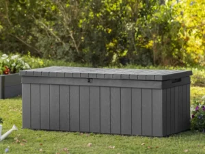 Skrzynia ogrodowa Darwin 380 L szara
